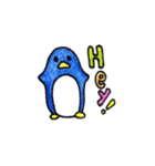 ペンギン。（個別スタンプ：1）