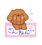 メッセージわんこ2 犬スタンプ（個別スタンプ：30）