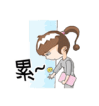 Exclaimed brother ＆ Question mark sister（個別スタンプ：21）