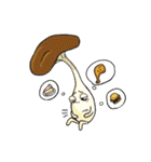 happy mushrooms real color version（個別スタンプ：14）