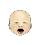 赤ちゃんの顔（個別スタンプ：1）