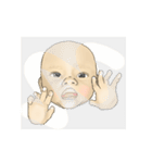 赤ちゃんの顔（個別スタンプ：32）