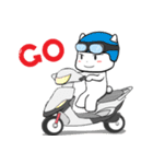 White's life（個別スタンプ：19）