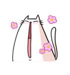 伸びネコ（個別スタンプ：7）
