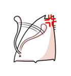 伸びネコ（個別スタンプ：8）