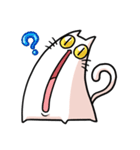 伸びネコ（個別スタンプ：12）