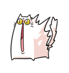 伸びネコ（個別スタンプ：14）