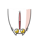 伸びネコ（個別スタンプ：17）