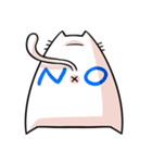 伸びネコ（個別スタンプ：30）
