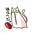 伸びネコ（個別スタンプ：38）