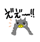 灰色ペンギン（個別スタンプ：9）