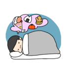 無口なおひげくん（個別スタンプ：16）