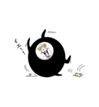 くろしろくん（個別スタンプ：32）