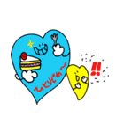 Colorful Heart Friends（個別スタンプ：40）