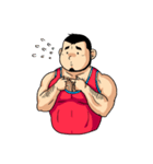 クマ男の日常（個別スタンプ：1）