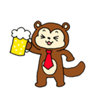 おきらくたぬきのポンキー（個別スタンプ：3）