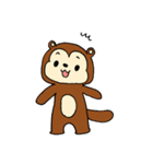 おきらくたぬきのポンキー（個別スタンプ：4）