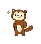 おきらくたぬきのポンキー（個別スタンプ：7）