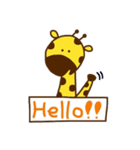 Giraffe rough LIFE（個別スタンプ：1）