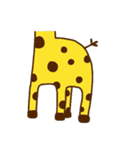 Giraffe rough LIFE（個別スタンプ：6）
