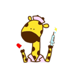 Giraffe rough LIFE（個別スタンプ：30）