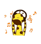 Giraffe rough LIFE（個別スタンプ：34）