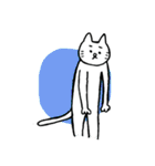 眉ネコの日常スタンプ（個別スタンプ：5）