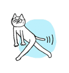 眉ネコの日常スタンプ（個別スタンプ：7）