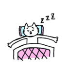 眉ネコの日常スタンプ（個別スタンプ：19）