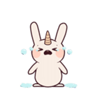 Little unicorn bunny（個別スタンプ：7）