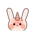 Little unicorn bunny（個別スタンプ：10）