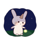 Little unicorn bunny（個別スタンプ：12）