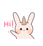 Little unicorn bunny（個別スタンプ：15）