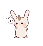 Little unicorn bunny（個別スタンプ：19）