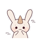 Little unicorn bunny（個別スタンプ：21）