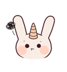 Little unicorn bunny（個別スタンプ：24）