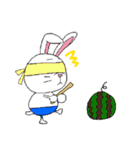 うさぎくんとライオンくん 日常編（個別スタンプ：31）