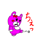 ピンクの動物（個別スタンプ：8）