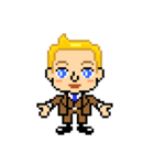 Pixel Art 「金髪男の喜怒哀楽」（個別スタンプ：31）