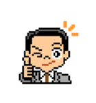 Pixel Art 「社会人の喜怒哀楽」（個別スタンプ：6）