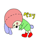 かぶりウサスタンプ（個別スタンプ：1）