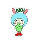 かぶりウサスタンプ（個別スタンプ：5）