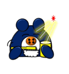 Blue bear stuffed fairy Happy 3（個別スタンプ：15）