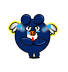 Blue bear stuffed fairy Happy 3（個別スタンプ：19）