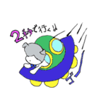 もんじろうと仲間達（個別スタンプ：35）