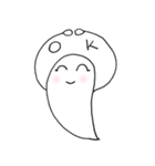 おばけのmilkちゃん（個別スタンプ：1）