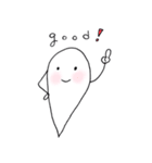 おばけのmilkちゃん（個別スタンプ：3）