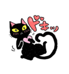 ツッコミ黒猫Miu（個別スタンプ：4）