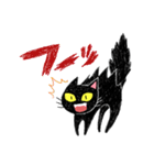 ツッコミ黒猫Miu（個別スタンプ：12）
