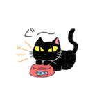 ツッコミ黒猫Miu（個別スタンプ：21）
